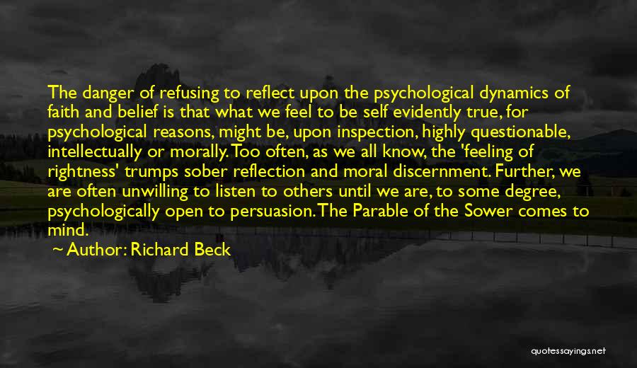 Dynamics Of Faith Quotes By Richard Beck