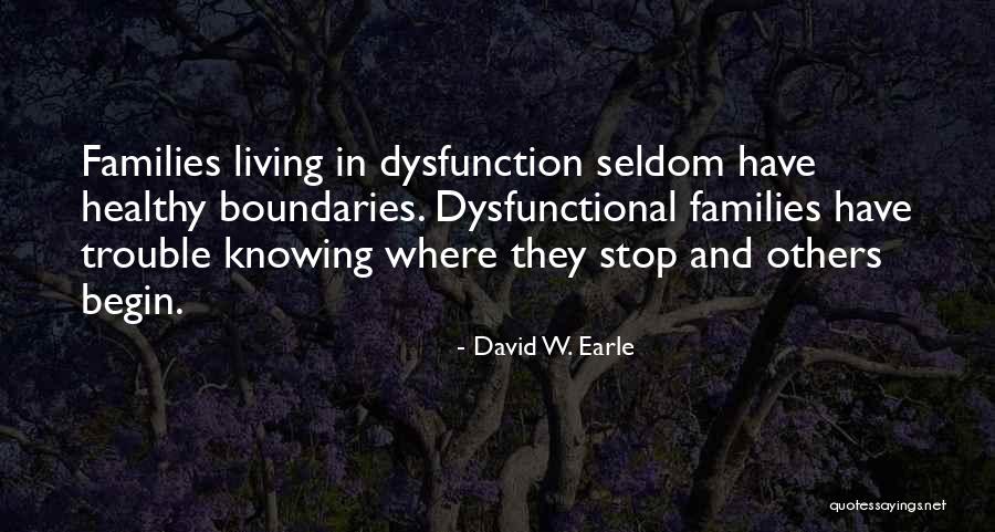 Dysfunctional Family Relationships Quotes By David W. Earle Dysfunctional Family Relationships Quotes By David W. Earle