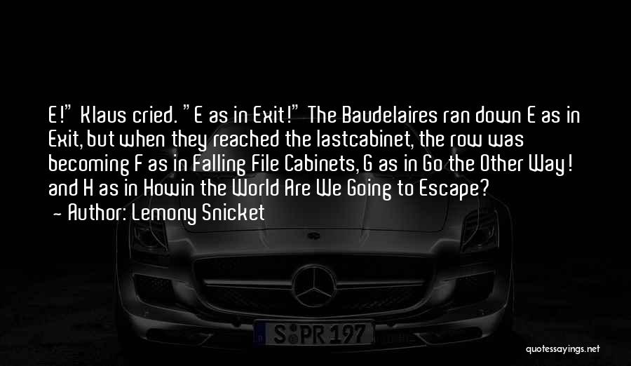 E-adm Quotes By Lemony Snicket