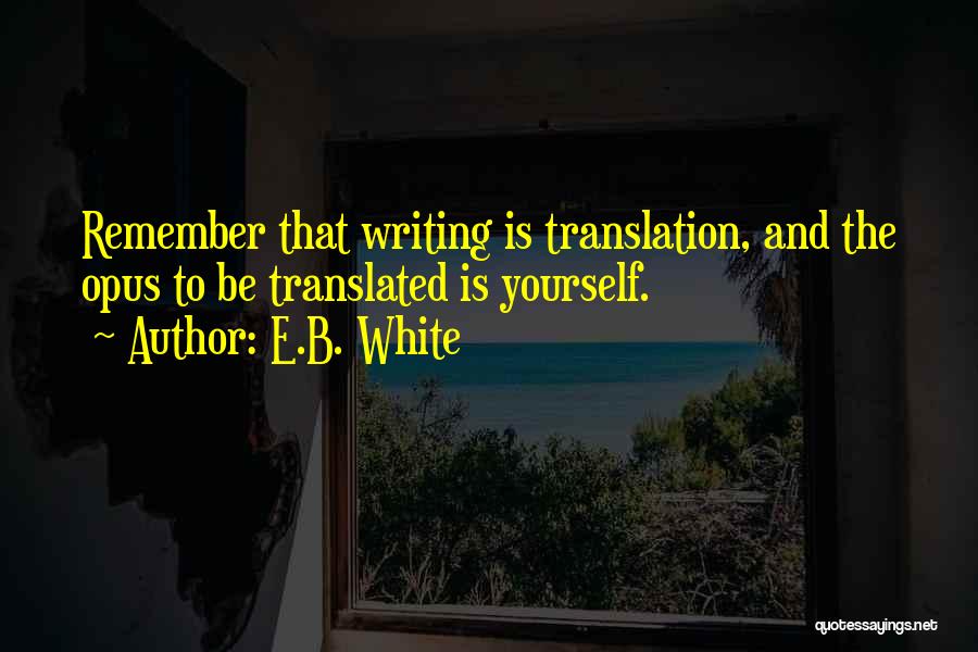 E.B. White Quotes 1977975