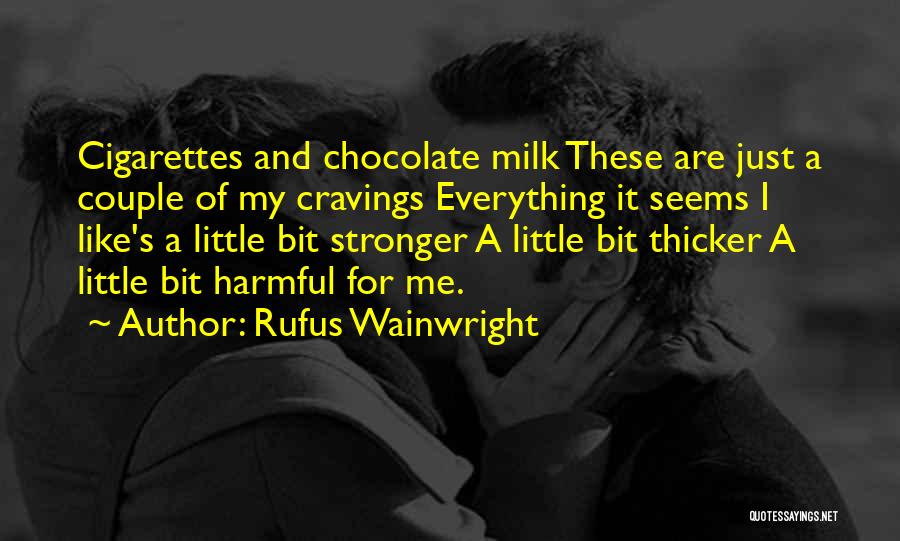 E Cigarettes Quotes By Rufus Wainwright