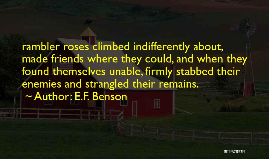 E.F. Benson Quotes 1104296