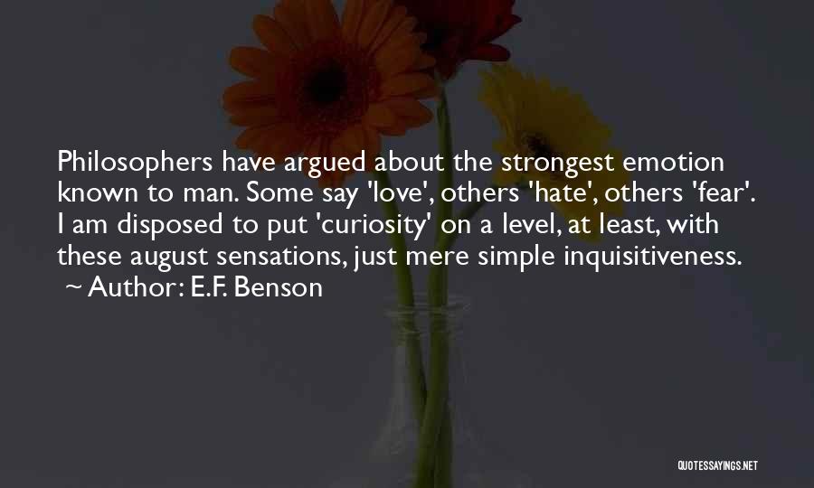 E.F. Benson Quotes 212289