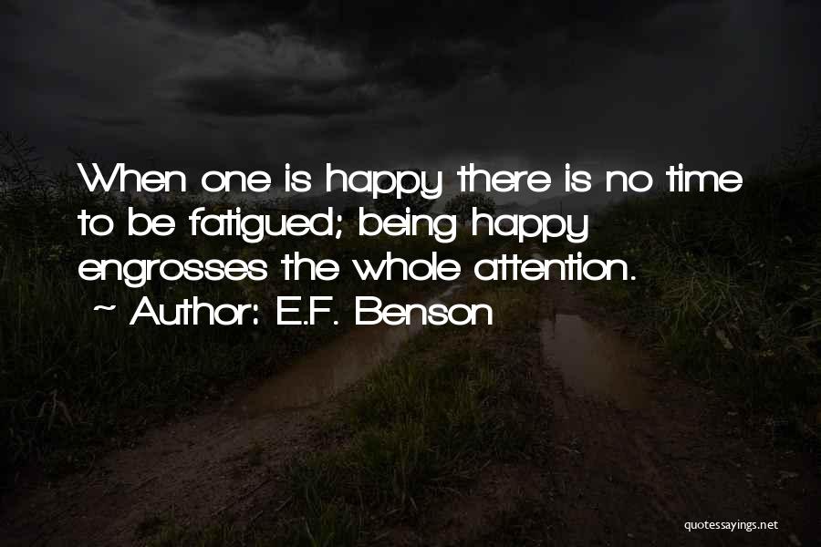 E.F. Benson Quotes 491397