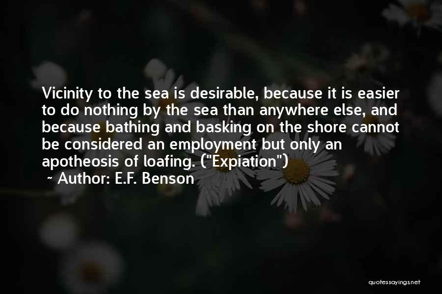 E.F. Benson Quotes 602067