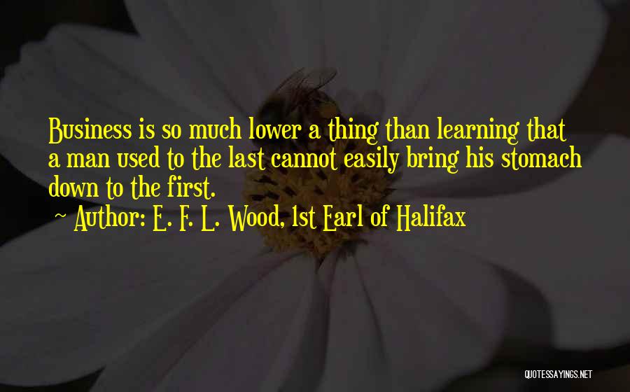 E. F. L. Wood, 1st Earl Of Halifax Quotes 1551621