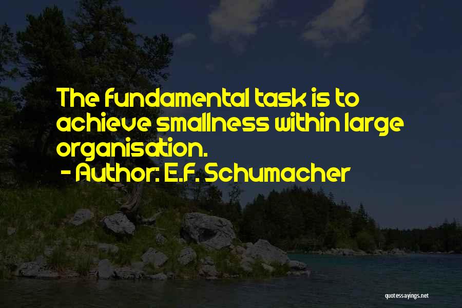 E.F. Schumacher Quotes 285219