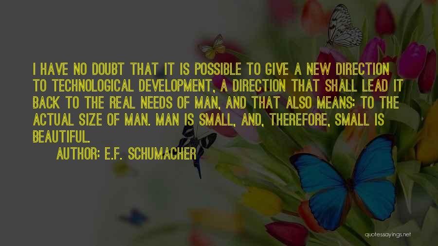 E.F. Schumacher Quotes 572373