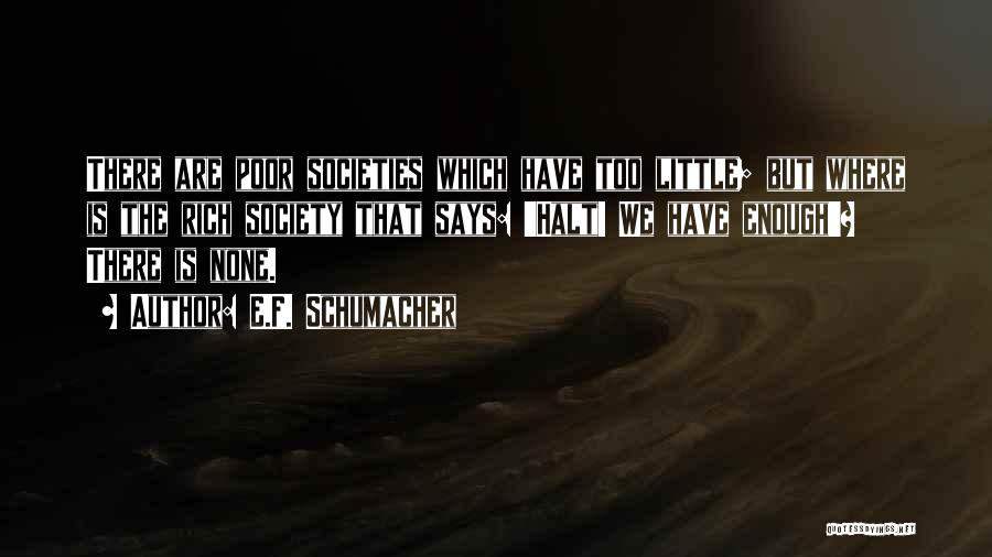 E.F. Schumacher Quotes 601332