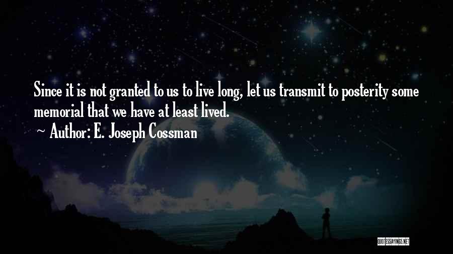 E. Joseph Cossman Quotes 2050992