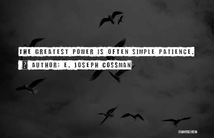 E. Joseph Cossman Quotes 477908