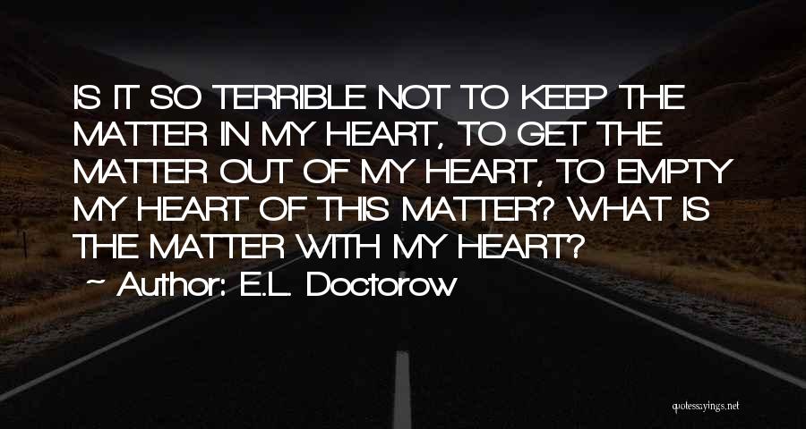 E.L. Doctorow Quotes 399905