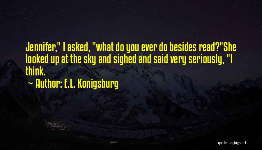 E.L. Konigsburg Quotes 1561733