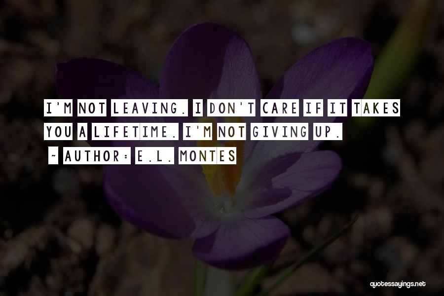 E.L. Montes Quotes 1805457