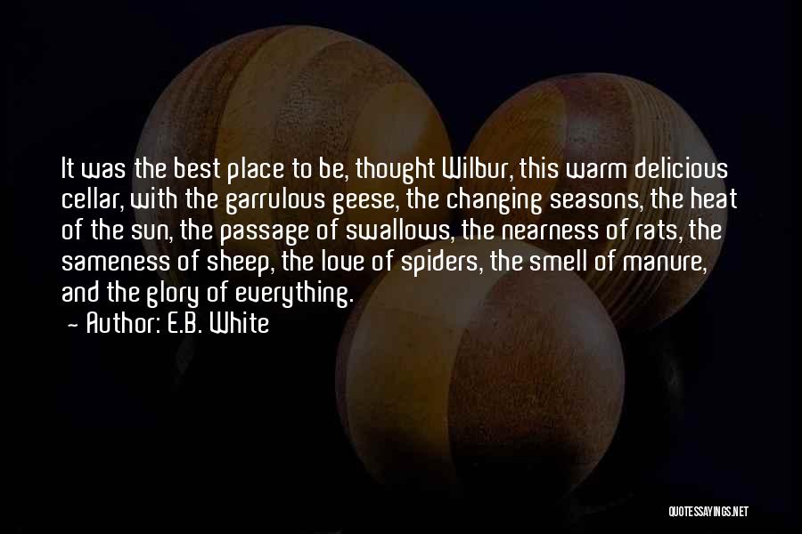 E Love Quotes By E.B. White