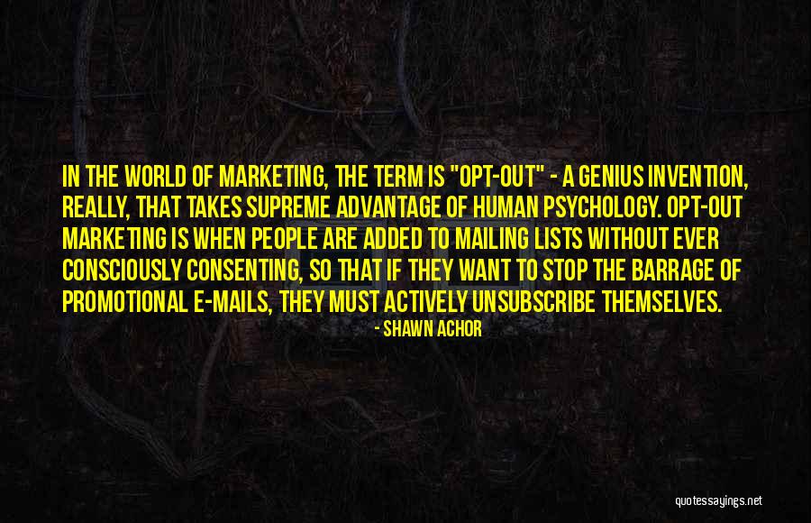 E-marketing Quotes By Shawn Achor