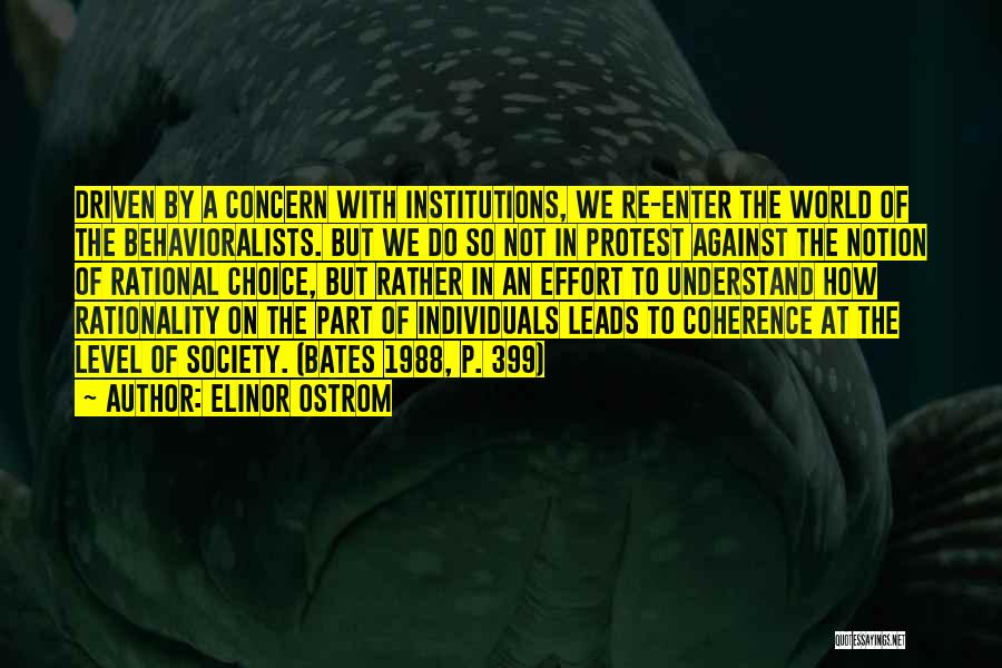 E Ostrom Quotes By Elinor Ostrom