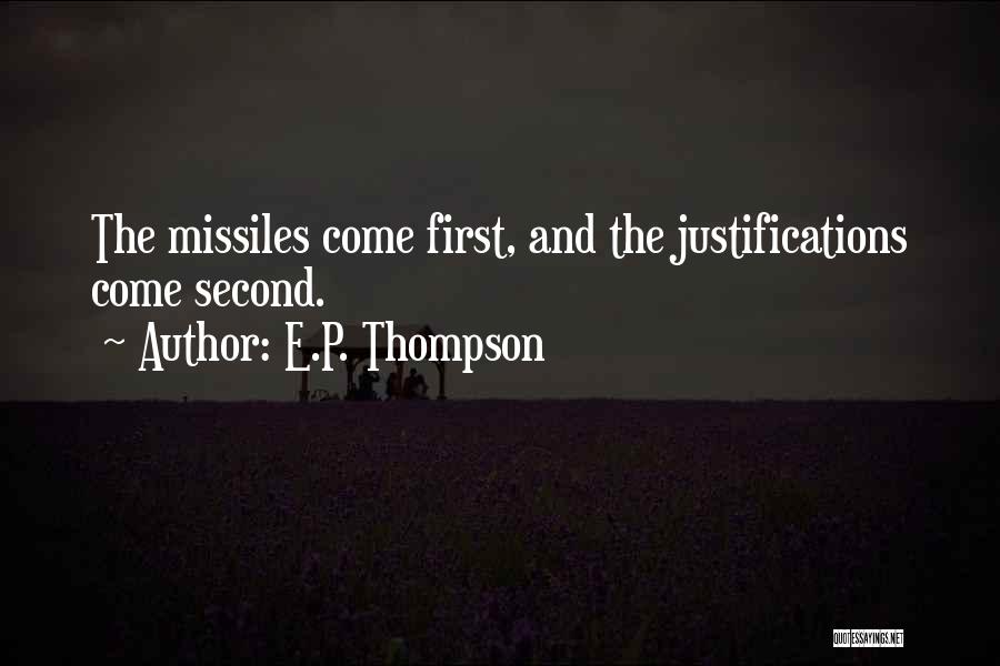 E.P. Thompson Quotes 1172127