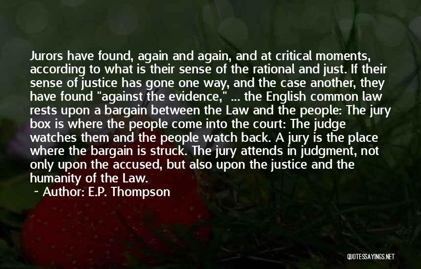 E.P. Thompson Quotes 1242089