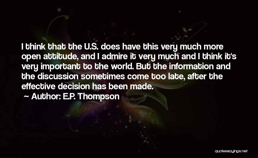 E.P. Thompson Quotes 572983