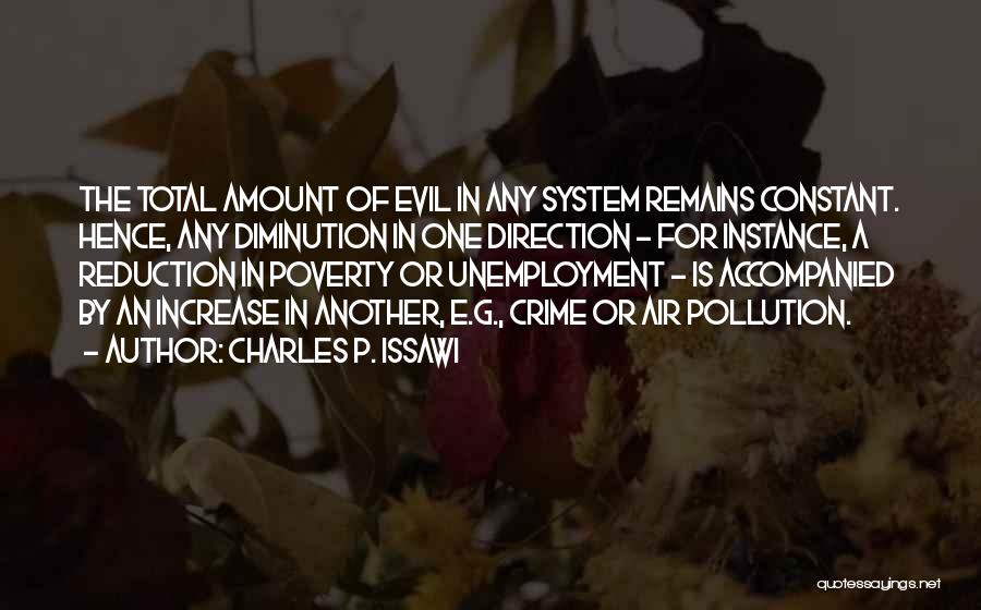 E-pollution Quotes By Charles P. Issawi