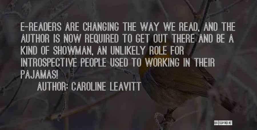 E-readers Quotes By Caroline Leavitt