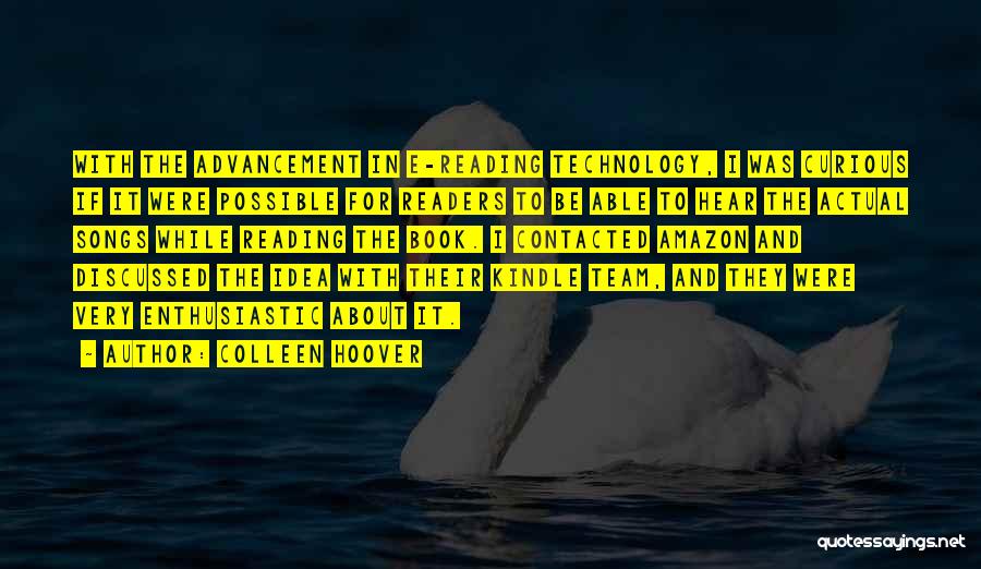 E-readers Quotes By Colleen Hoover