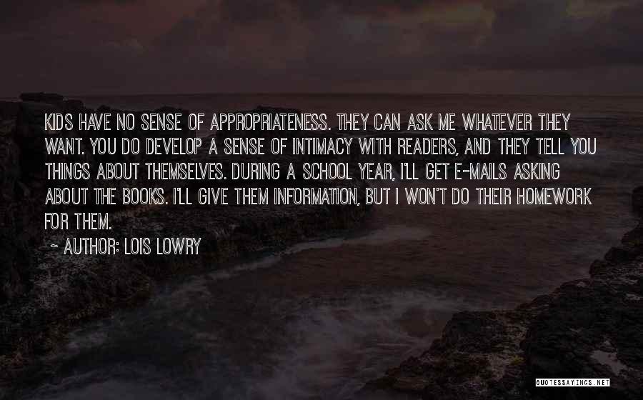 E-readers Quotes By Lois Lowry