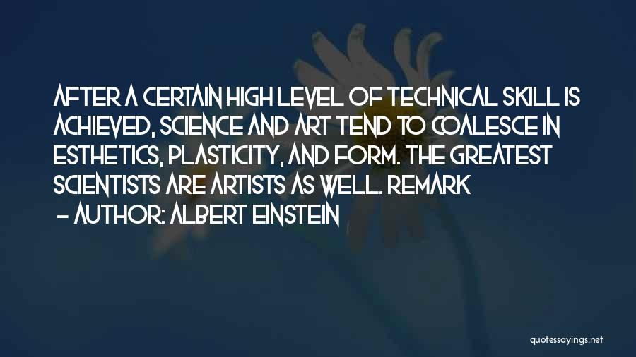 E. Remark Quotes By Albert Einstein