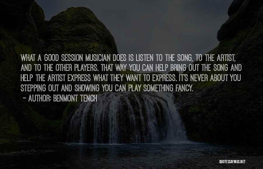 E Session Quotes By Benmont Tench
