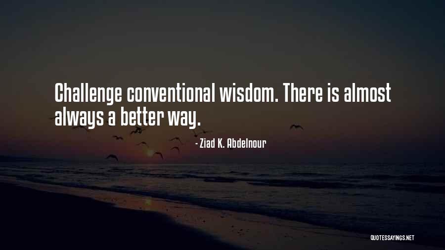 E Spaulding Quotes By Ziad K. Abdelnour