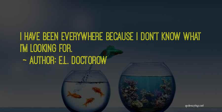 E&tc Quotes By E.L. Doctorow