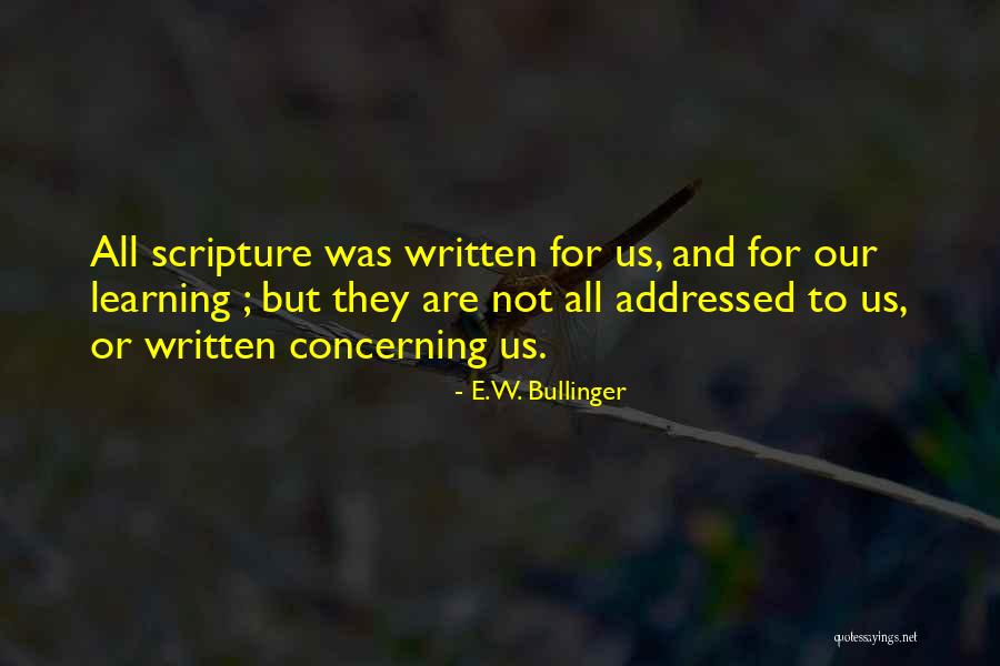 E.W. Bullinger Quotes 1646247