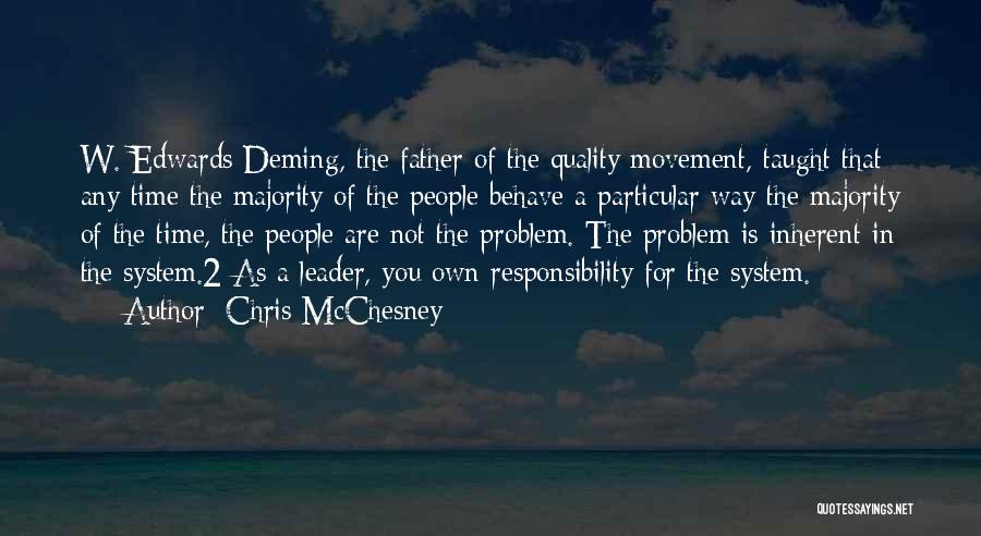 E W Deming Quotes By Chris McChesney