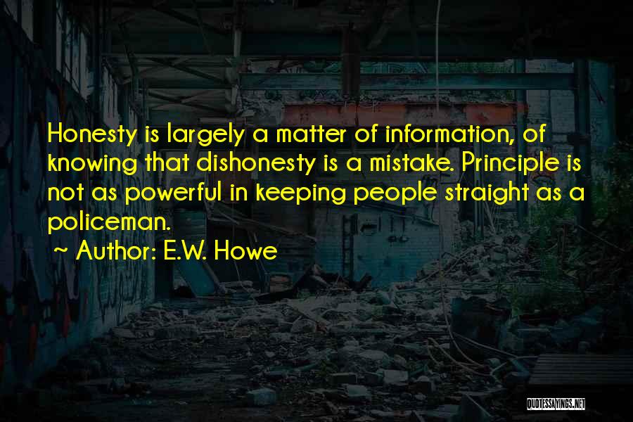 E.W. Howe Quotes 2117827