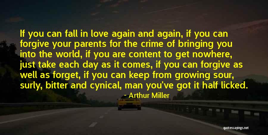 Each Day Love Quotes By Arthur Miller