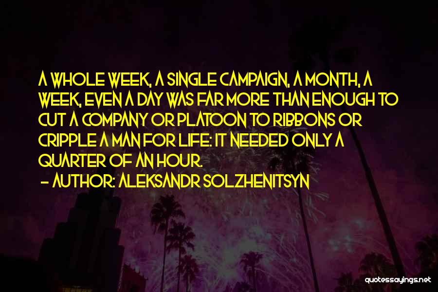 Each Day Of The Month Quotes By Aleksandr Solzhenitsyn