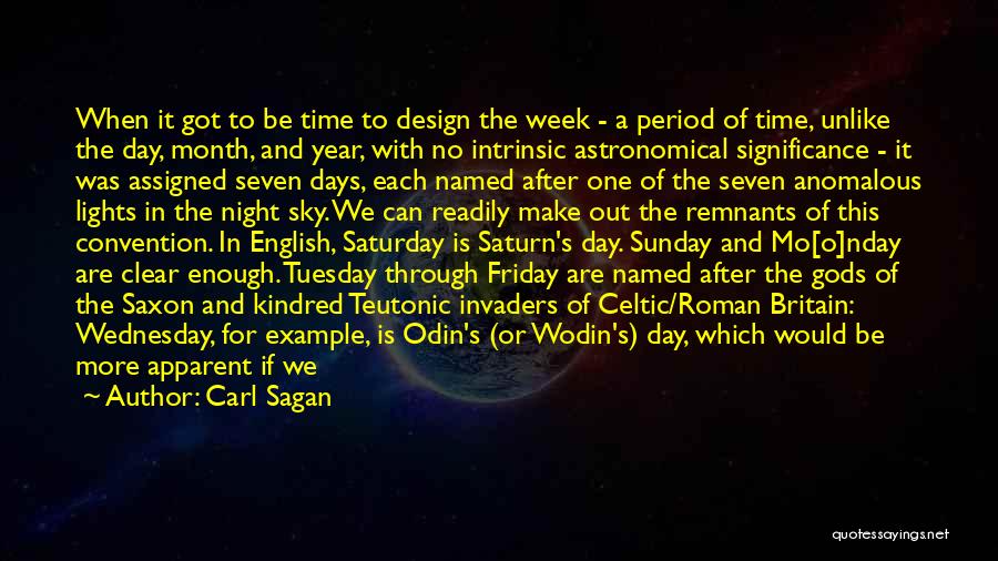 Each Day Of The Month Quotes By Carl Sagan