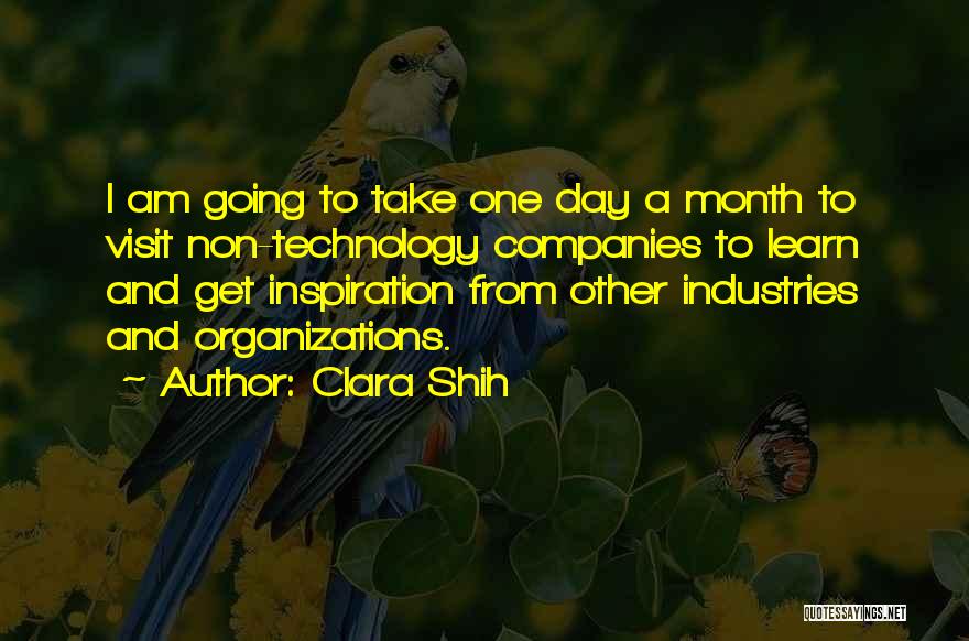 Each Day Of The Month Quotes By Clara Shih