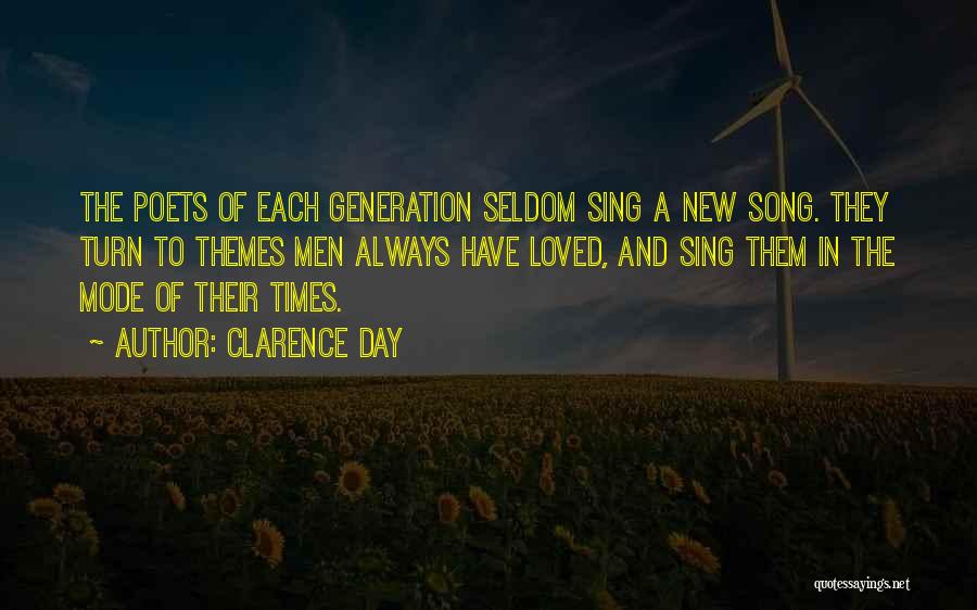Each New Day Quotes By Clarence Day
