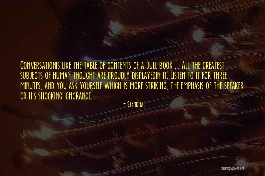 Eades Fencing Quotes By Stendhal Eades Fencing Quotes By Stendhal