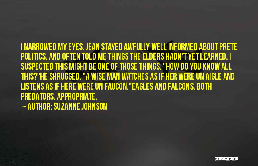 Eagles Eyes Quotes By Suzanne Johnson