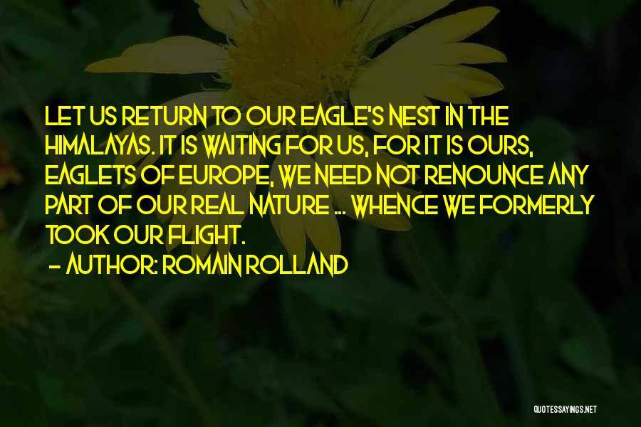 Eagles Nest Quotes By Romain Rolland
