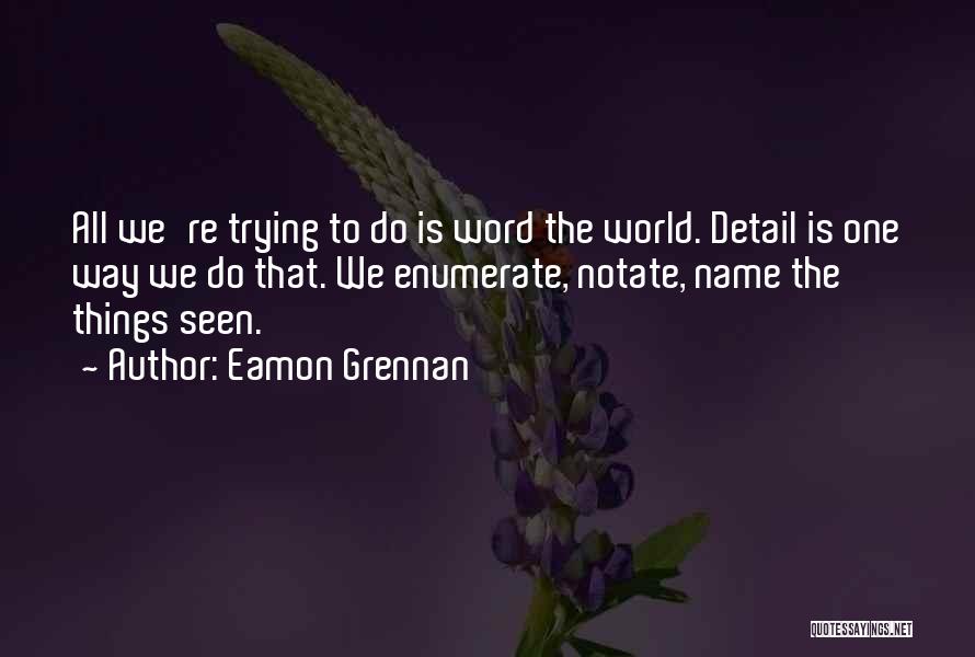 Eamon Grennan Quotes 528703