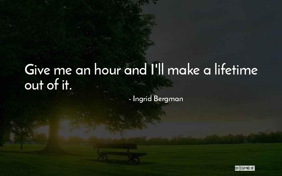 Ear And Eye Infirmary Quotes By Ingrid Bergman Ear And Eye Infirmary Quotes By Ingrid Bergman