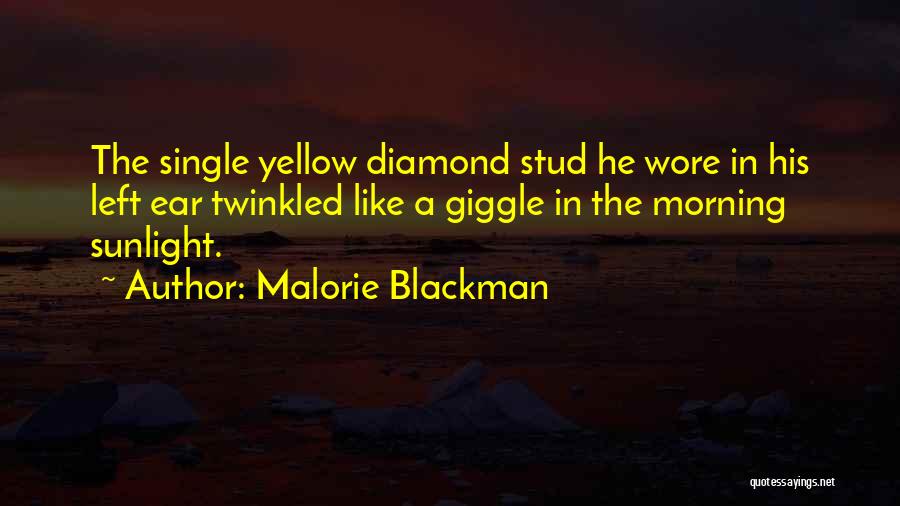 Ear Stud Quotes By Malorie Blackman