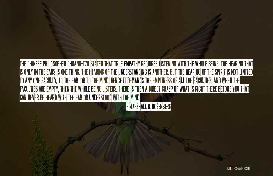 Ear That Listens Quotes By Marshall B. Rosenberg Ear That Listens Quotes By Marshall B. Rosenberg