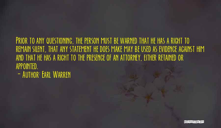 Earl Warren Quotes 778715