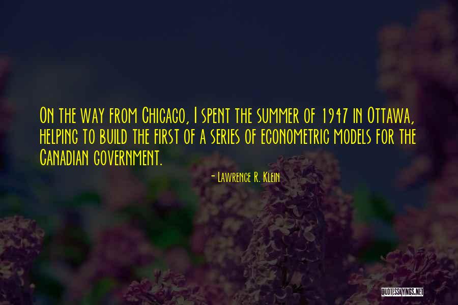 Earleen Ahrens Quotes By Lawrence R. Klein Earleen Ahrens Quotes By Lawrence R. Klein