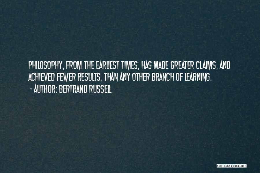 Earliest Quotes By Bertrand Russell